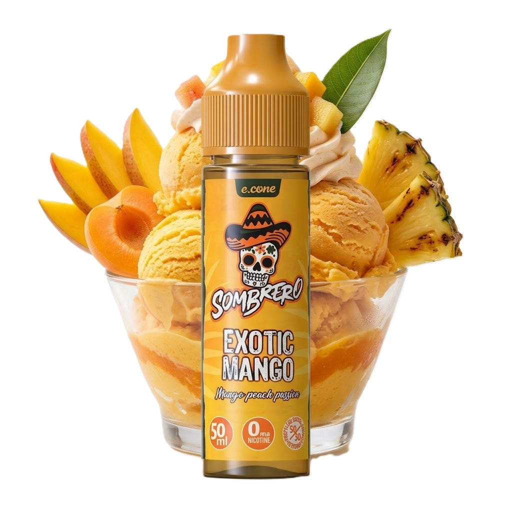 Exotic Mango Sombrero 50ml - E-Cone - Vape Maker