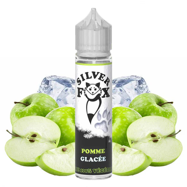Déstockage Silver Fox Pomme Glacée 50ml - Vaping In Paris