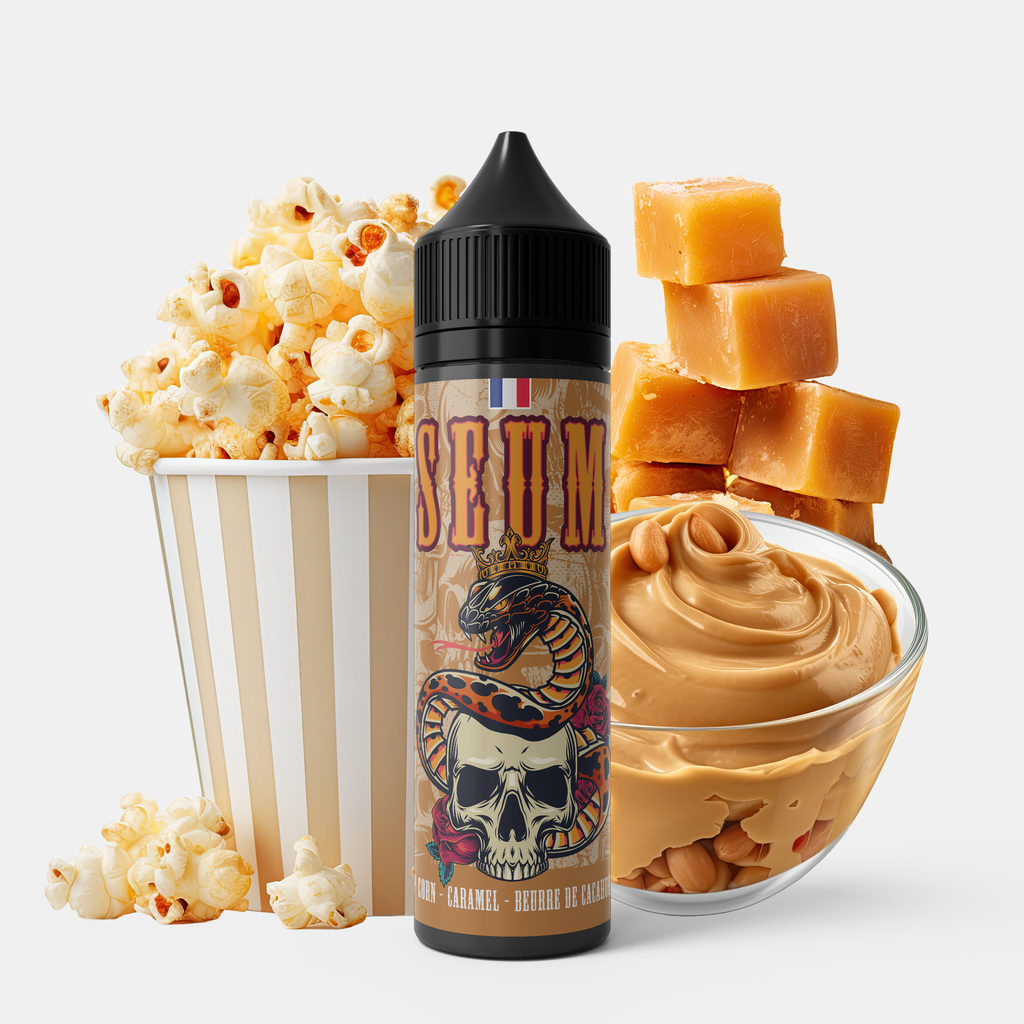 Pop Corn Caramel Beurre De Cacahuète Seum 50ml - Bobble