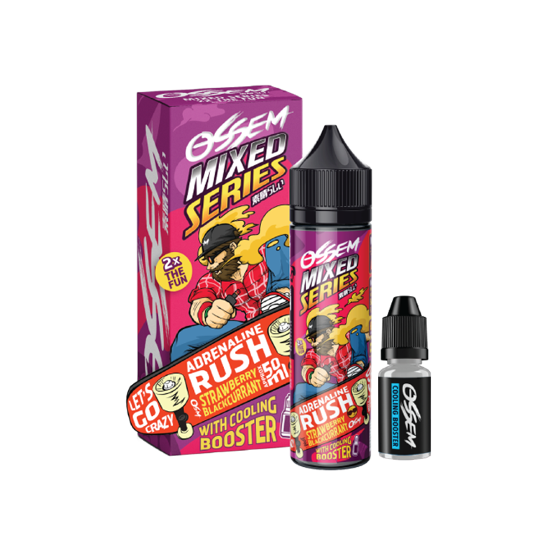 Adrenaline Rush Mix Series Mixed 50ml + Additf Cooling - Ossem