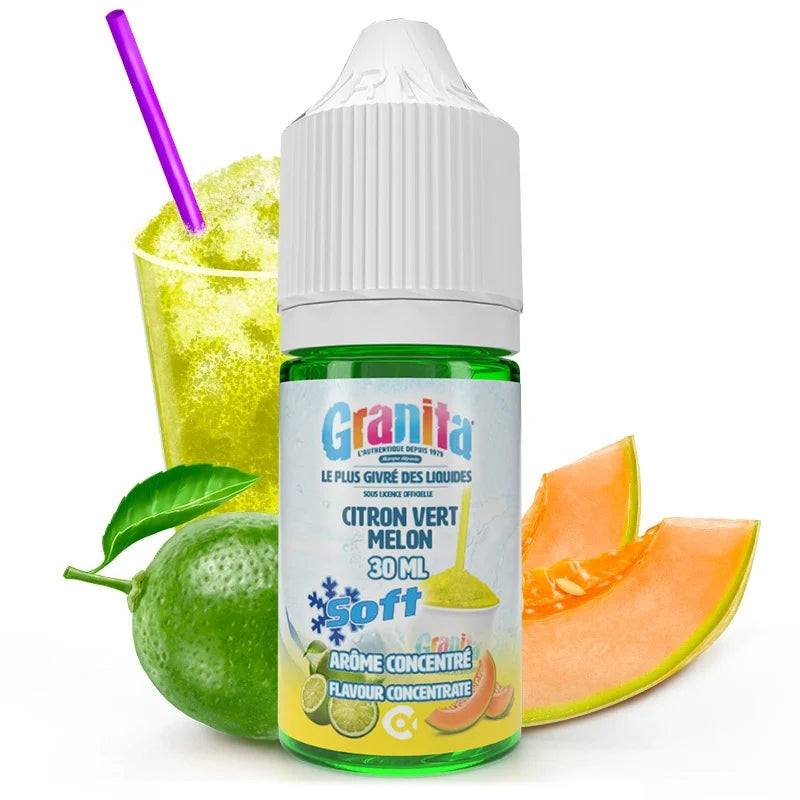 Concentré Citron vert Melon 30ml - Soft Granita