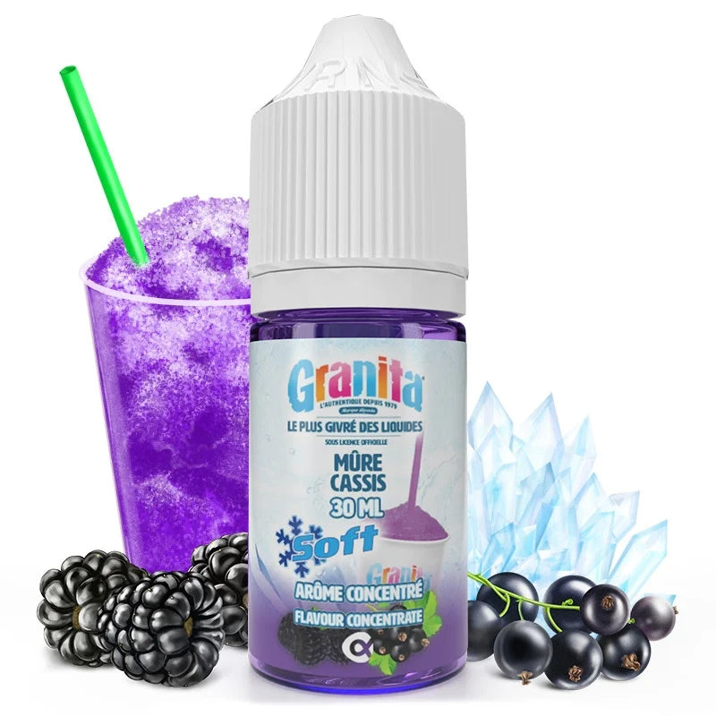 Concentré Mûre Cassis 30 ml - Soft Granita