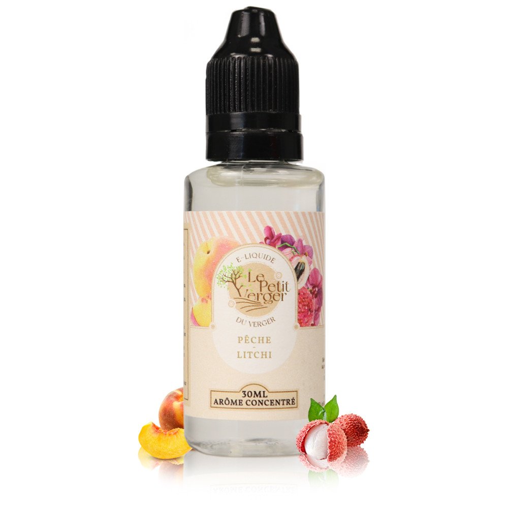 Concentré Pêche Litchi 30ml - Le Petit Verger