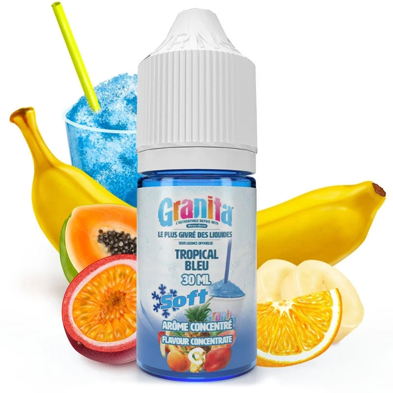 Concentré Tropical Bleu 30ml - Soft Granita