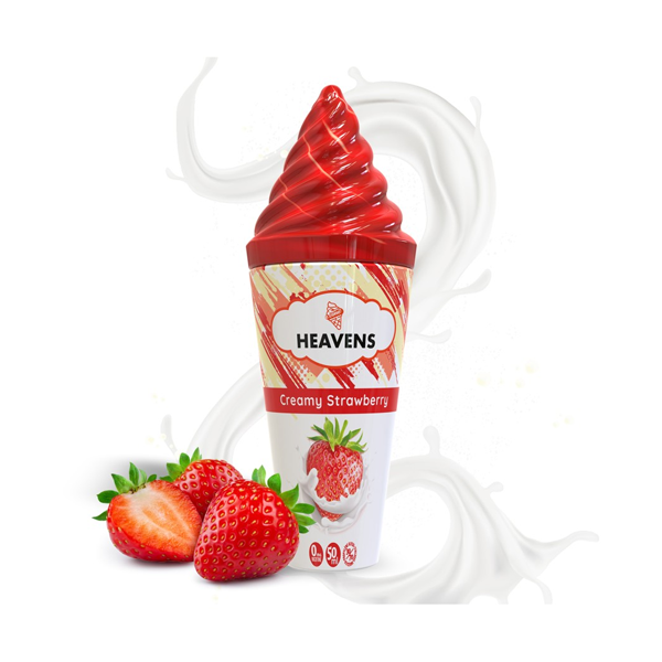 Creamy Strawberry Heavens 50ml - E-Cone - Vape Maker