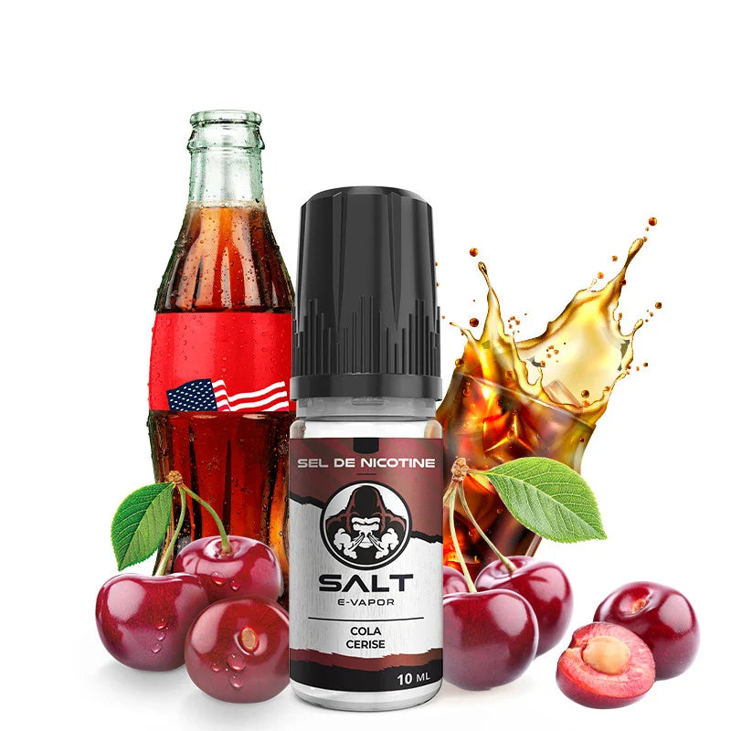 Cola Cerise Salt E-Vapor 10ml - Le French Liquide