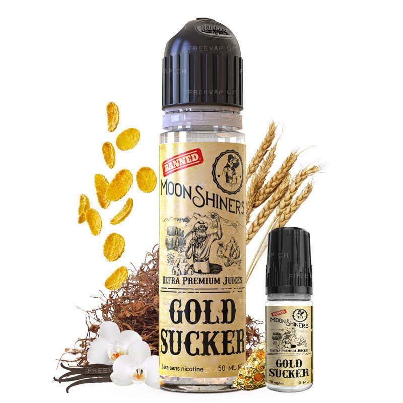 Déstockage Gold Sucker Moonshiners 60ml - Le French Liquide
