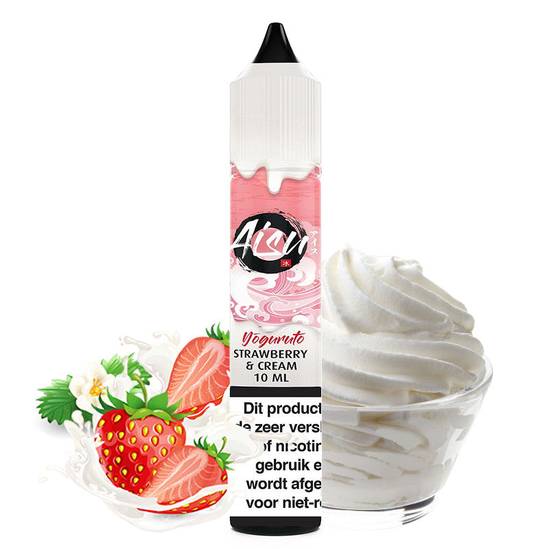 Strawberry Cream Aisu Nic Salt 10ml - Zap Juice