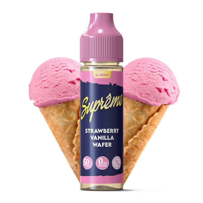 Strawberry Vanilla Suprême 50ml - E-Cone - Vape Maker