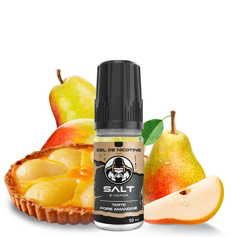 Tarte Poire Amandine Salt E-Vapor 10ml - Le French Liquide