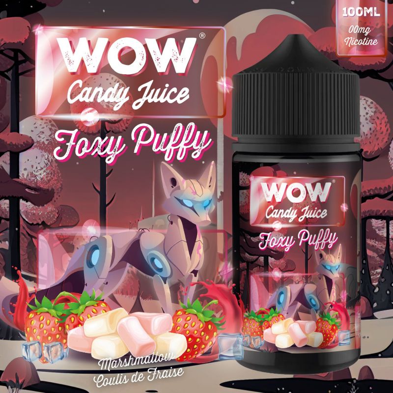 Foxy Puffy 100ml - Wow Candy Juice