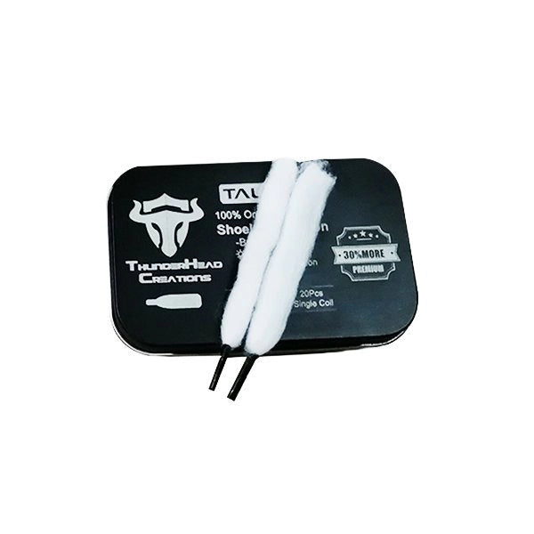 Lacets De Cotton Premium 100% Bio Tauren Single head - Thunderhead Creations