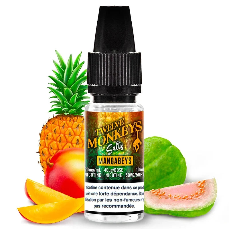 Mangabeys Sels de nicotine 10ml - Twelve Monkeys