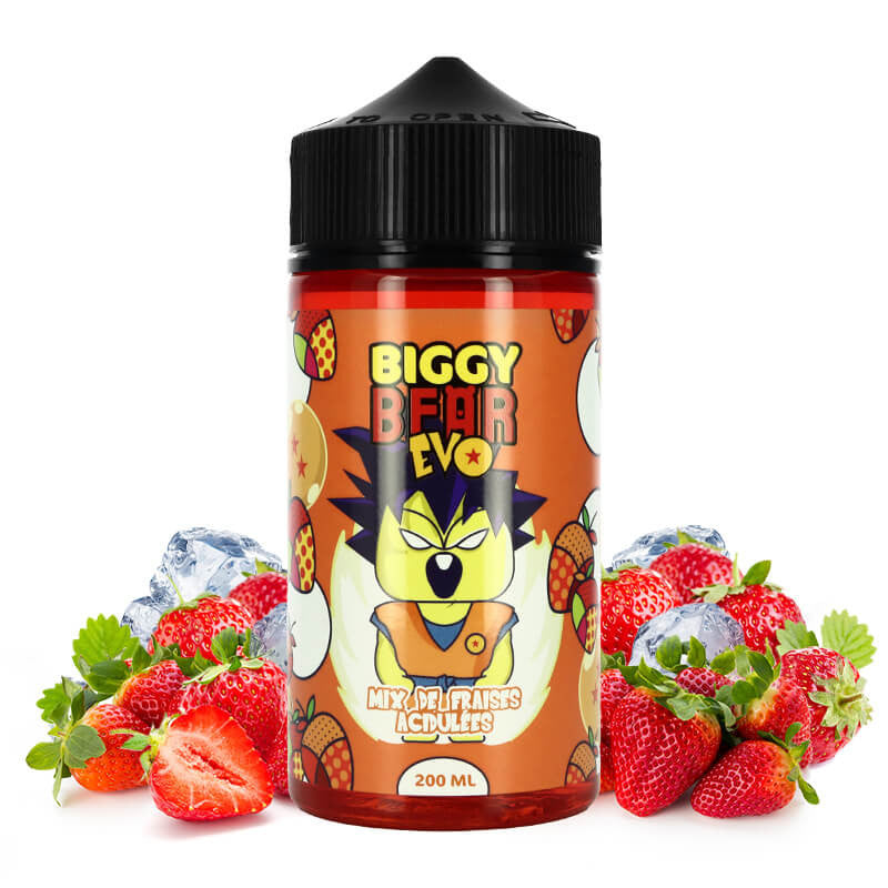 Mix Fraises Acidulées Biggy Bear Evo 200ml - Secret's Lab