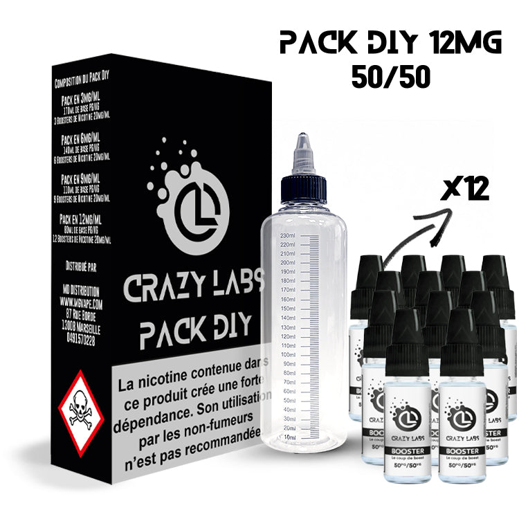 Pack DIY 50/50 - Crazy Labs