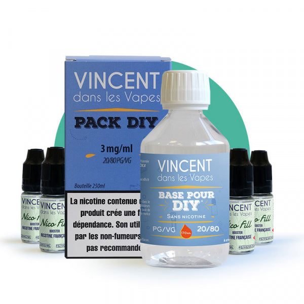 Pack 250ml Base DIY 20/80 - VDLV