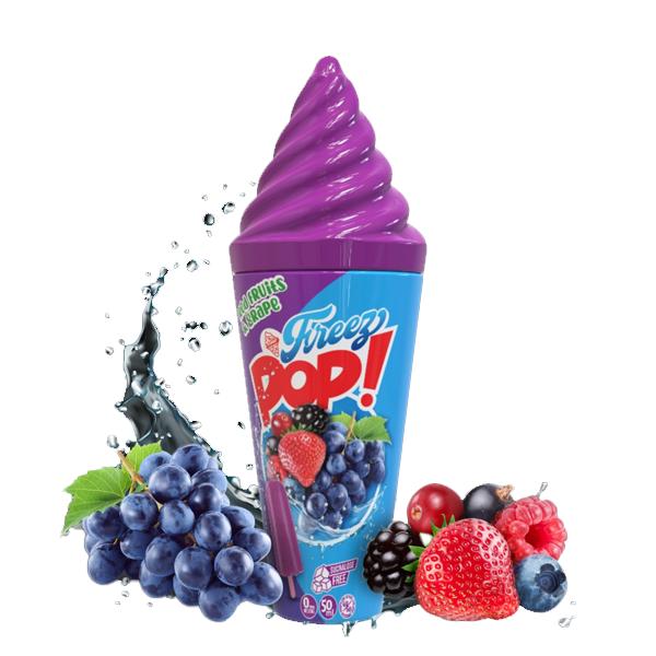 Pop Grape Red Fruits Freez Pop 50ml - E-Cone - Vape Maker