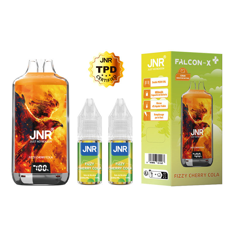 Puff Rechargeable Falcon-X Fizzy Cherry Cola - JNR