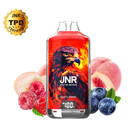 Puff Rechargeable Falcon-X Plus Peach Berry - JNR