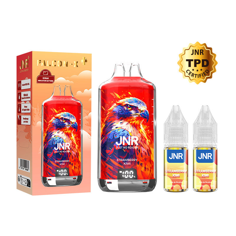 Puff Rechargeable Falcon-X Plus Strawberry Kiwi - JNR