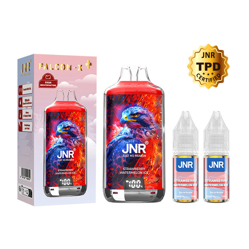 Puff Rechargeable Falcon-X Plus Strawberry Watermelon Ice - JNR