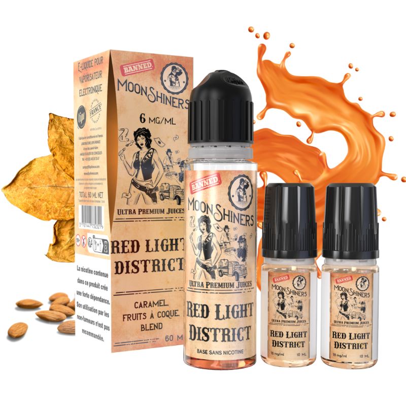 Red Light District MoonShiners Easy2Shake 60ml - Le French Liquide