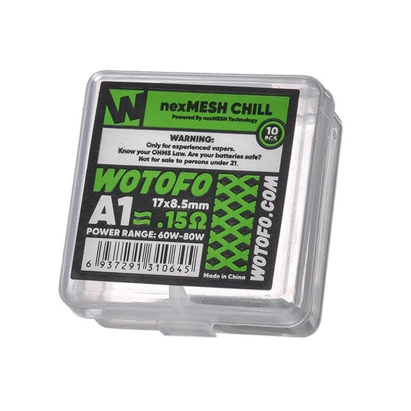 Résistances NexMesh Chill A1 (10pcs) - Wotofo