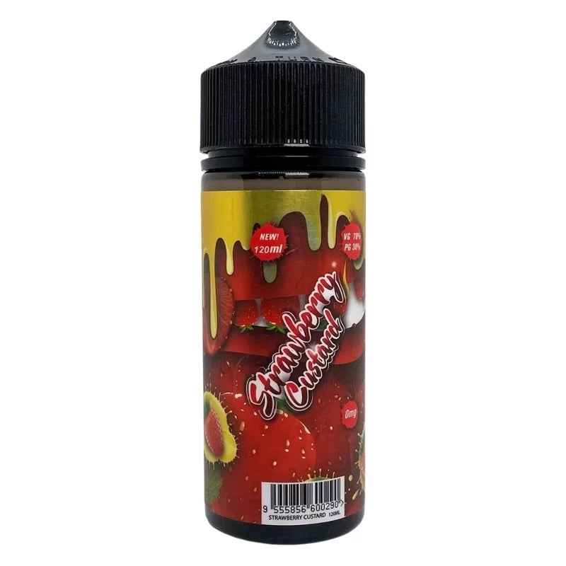 Strawberry Custard 100ml - Fizzy Juice