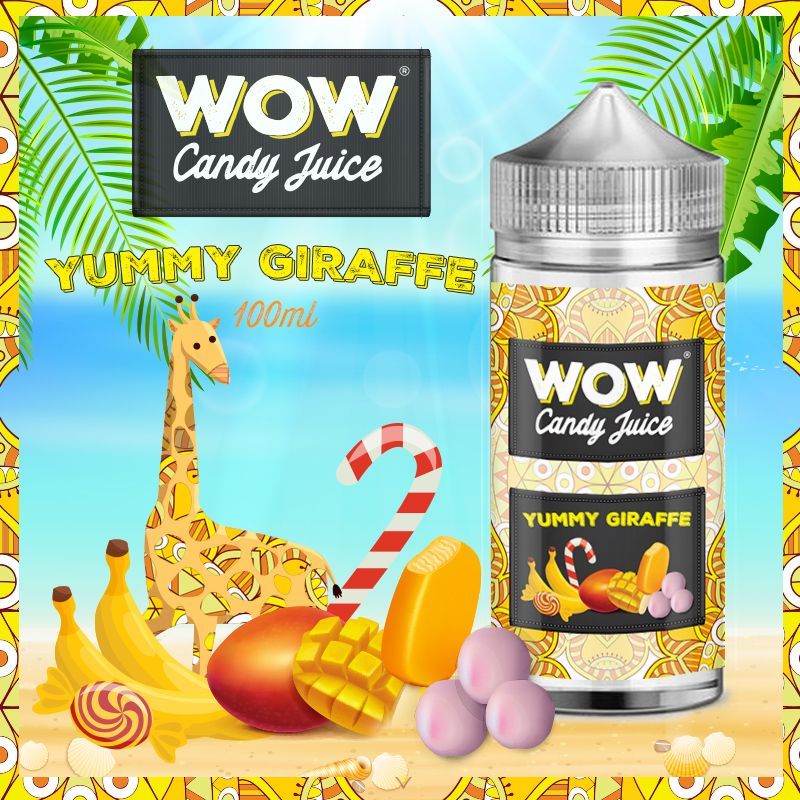 Yummy Giraffe 100ml - Wow Candy Juice