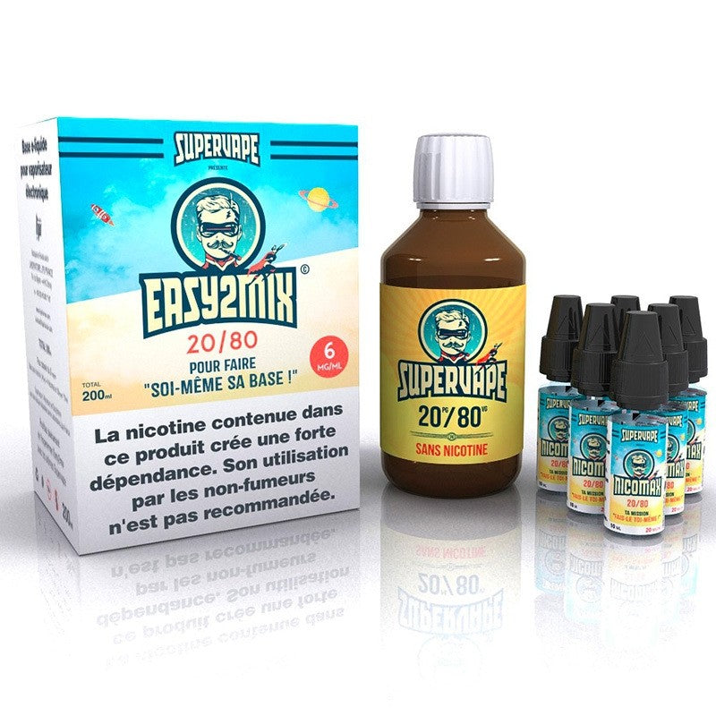 Pack DIY EASY2MIX 20/80 Supervape