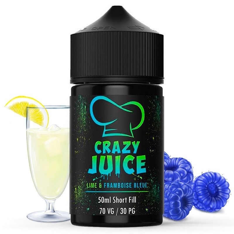 Lime Framboise Bleue 50ml - Mukk Mukk Entreprise