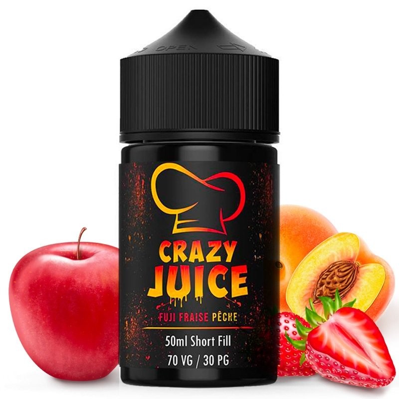 Fuji Fraise Pêche 50ml - Mukk Mukk Entreprise