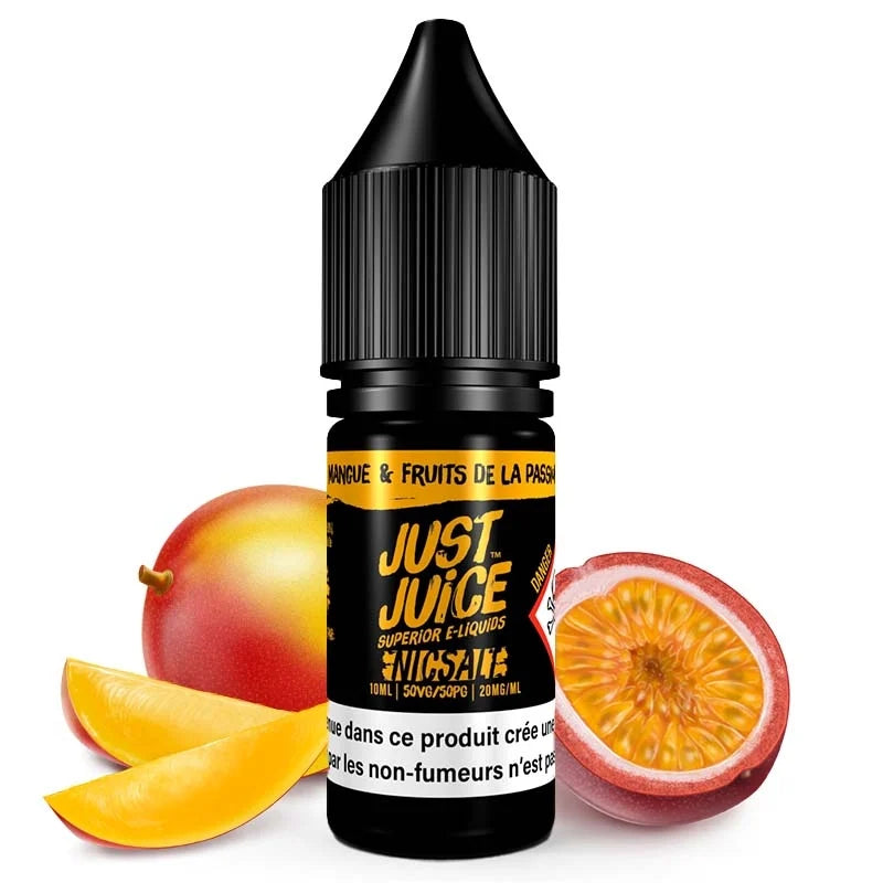 Mango & Passion Fruit Nic Salt 10ml - Just Juice