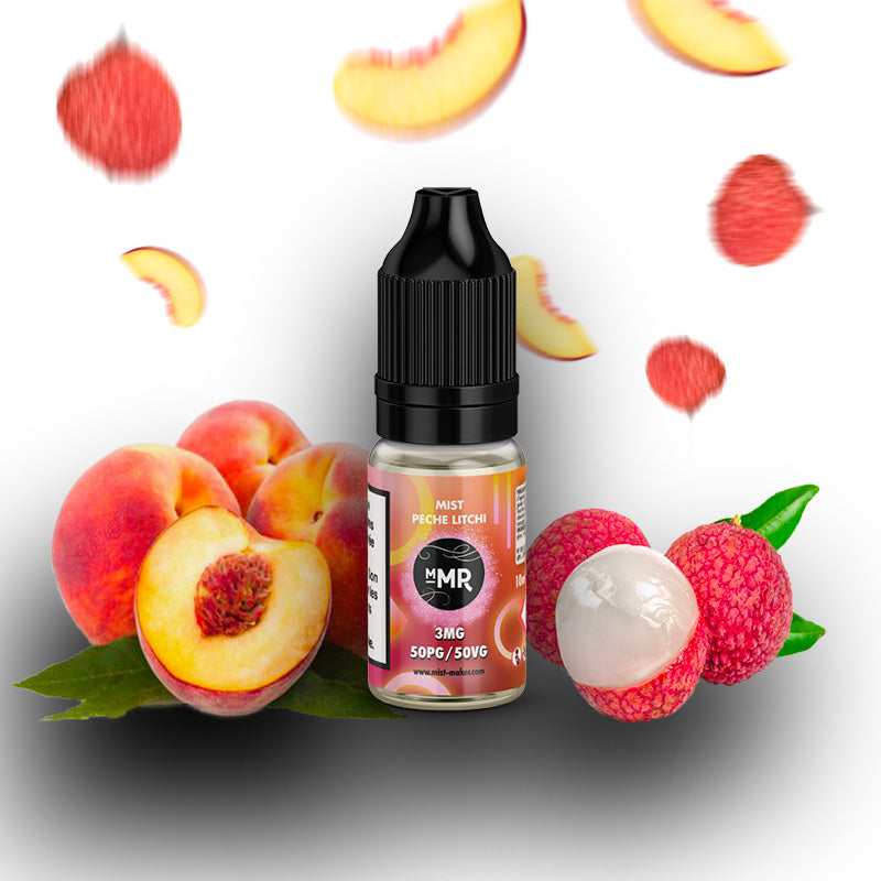 Mist pêche Litchi 10 ml - Mist-Maker