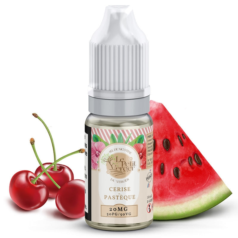 Cerise Pastèque Sels De Nicotine 10ml - Le Petit Verger