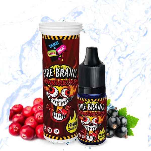Concentré Fire Brains 10 ml - Cranberries Rush Fresh Edition 10ml Chill Pill