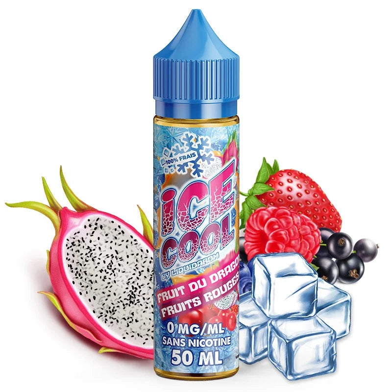 Fruit du dragon Fruits rouges Ice Cool 50 ml - Liquid'Arôm