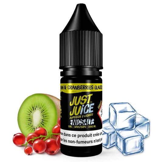 Kiwi & Cranberry On Ice Nic Salt 10ml - Just Juice