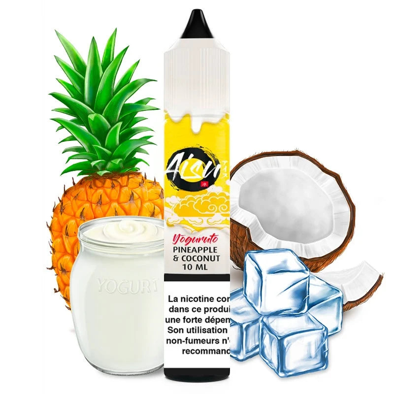 Yoguruto Pineapple & Coconut Aisu Nic Salts 10ml - Zap Juice