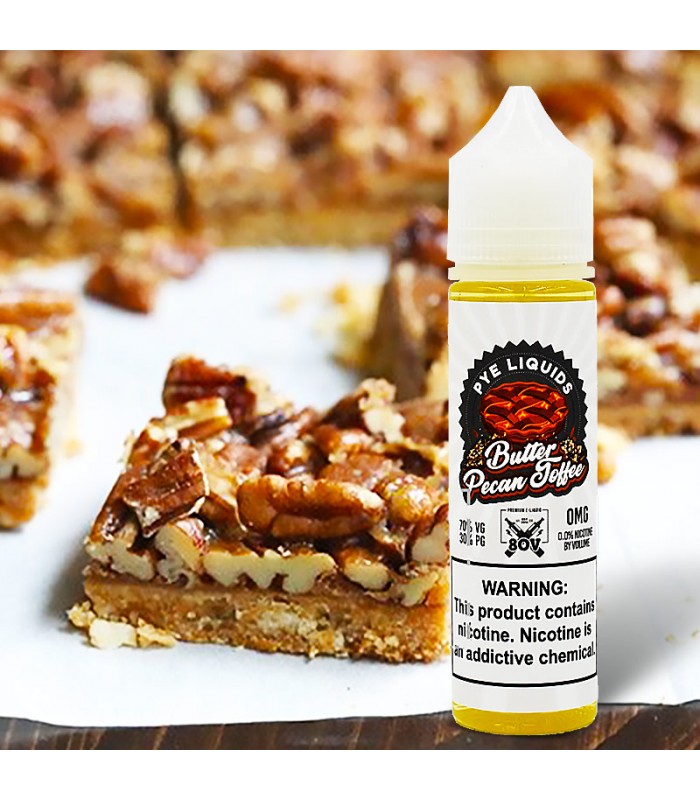 Butter Pecan Toffee 50 ml - Pye Liquids