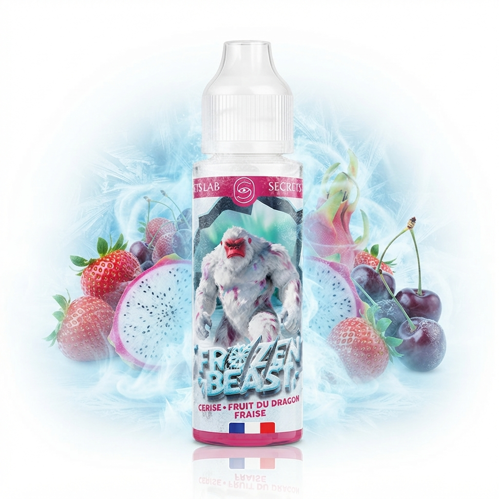 Cerise Fruit du Dragon Fraise Frozen Beast 50ml - Secret's LAb