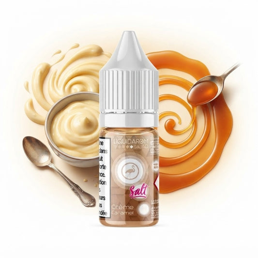 Crème Caramel Sels de Nicotine 10ml - Liquid'Arom