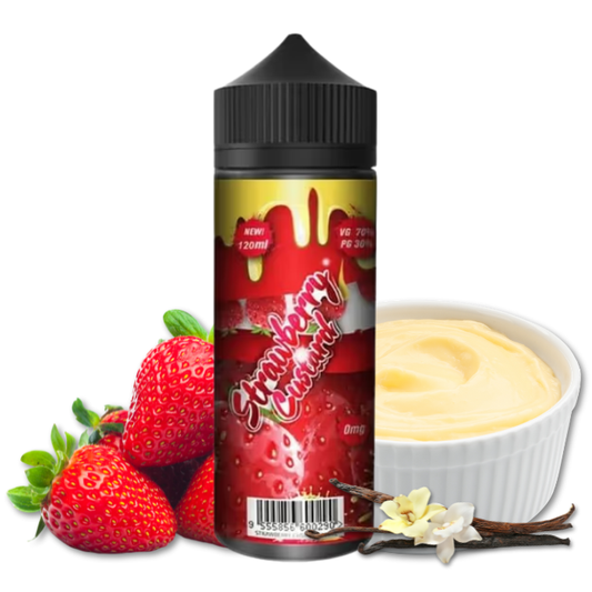DLUO Strawberry Custard Fizzy 100ml - Fizzy Juice