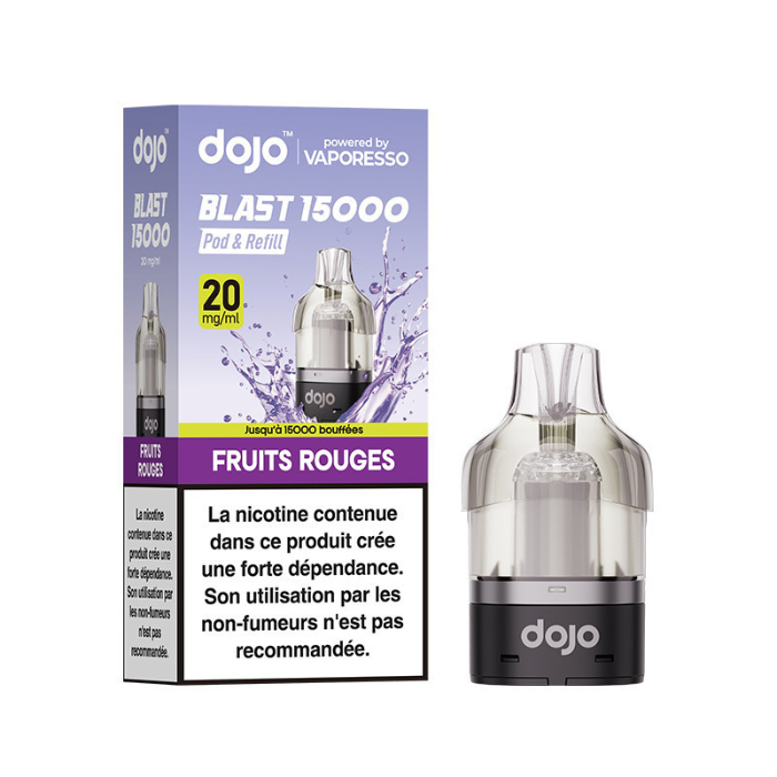 Cartouche Dojo Blast Fruits Rouges 15k - Vaporesso