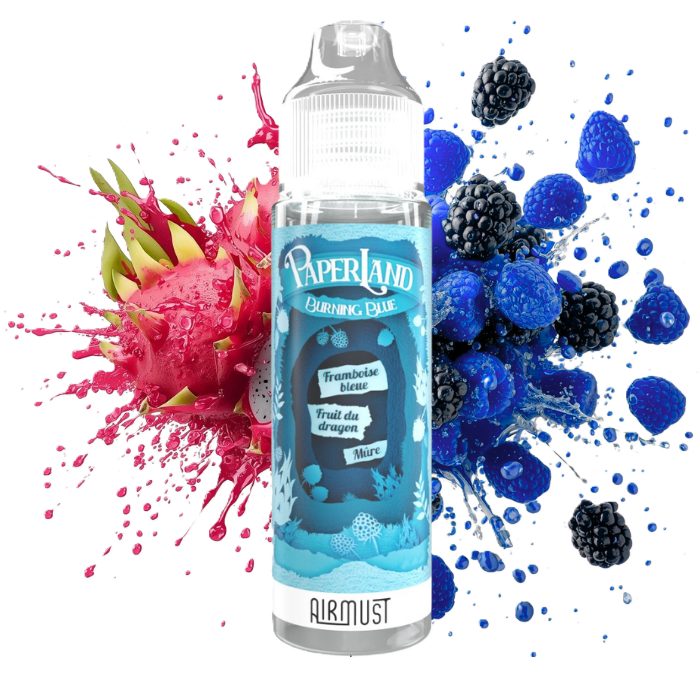 Burning Blue Paperland 60ml - Airmust