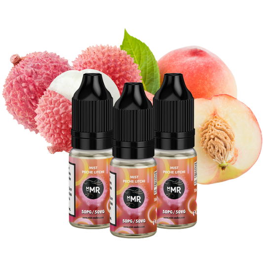 DLUO Mist Peche Litchi 10ml (x25) - Mist-Maker