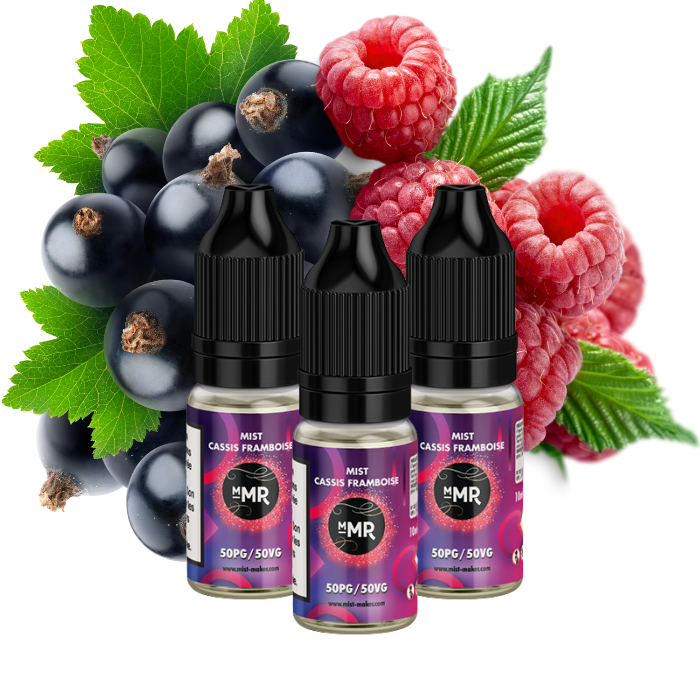 DLUO Mist Cassis Framboise 10ml (x25) - Mist-Maker