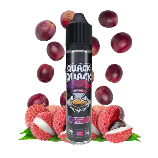 DLUO Quack Quack Raisin Litchi 50ml - Mukk Mukk