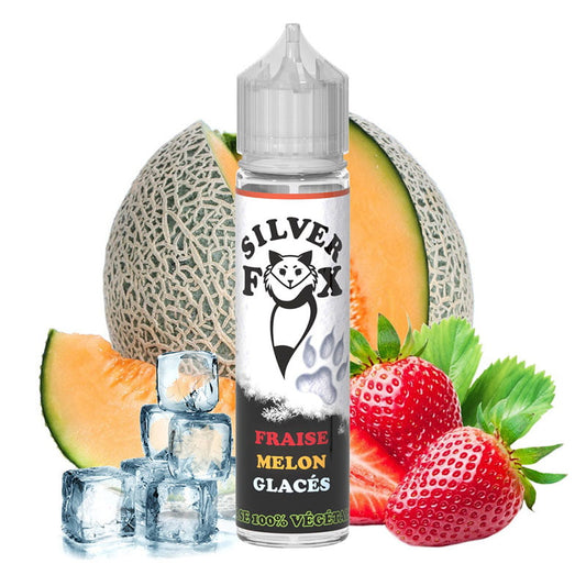 Silver Fox Fraise Melon Glacés 50ml - Vaping In Paris