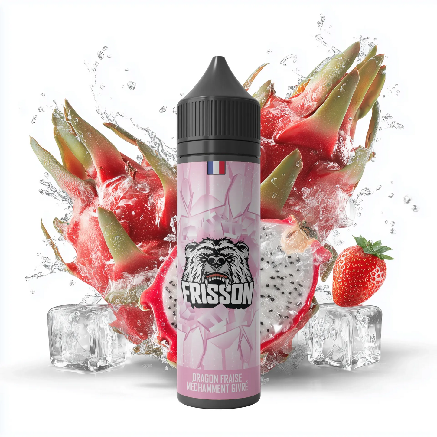 Dragon Fraise Givrée 50ml - Frisson